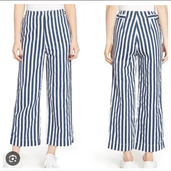 MOTHER The Cinch Greaser trouser in Sea Daze - Picture 5 of 10